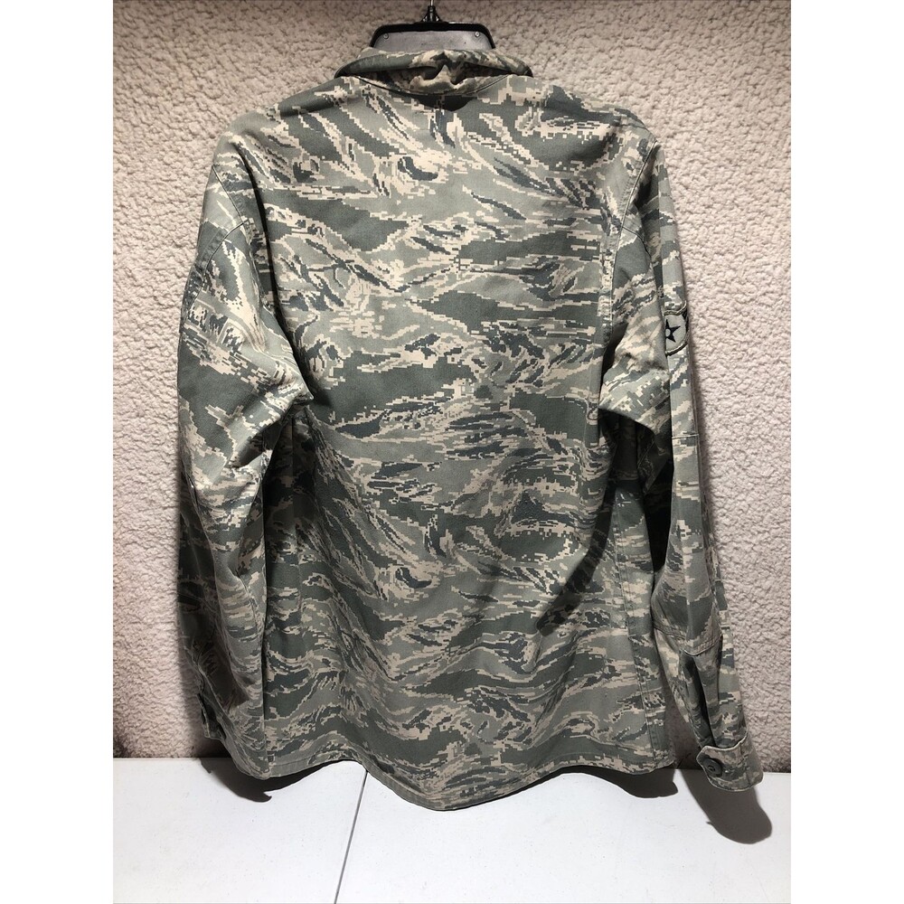 VTG Utility Coat Mens Size 42 L Air force Propper Camouflage Jacket Button US - Picture 4 of 7